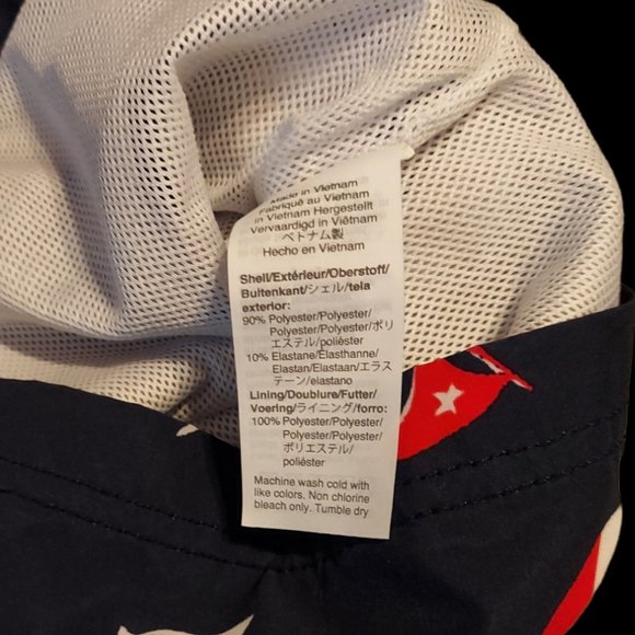 J. Crew Flex Swimwear Nautical Theme Navy Men's Size 33 - Picture 6 of 8